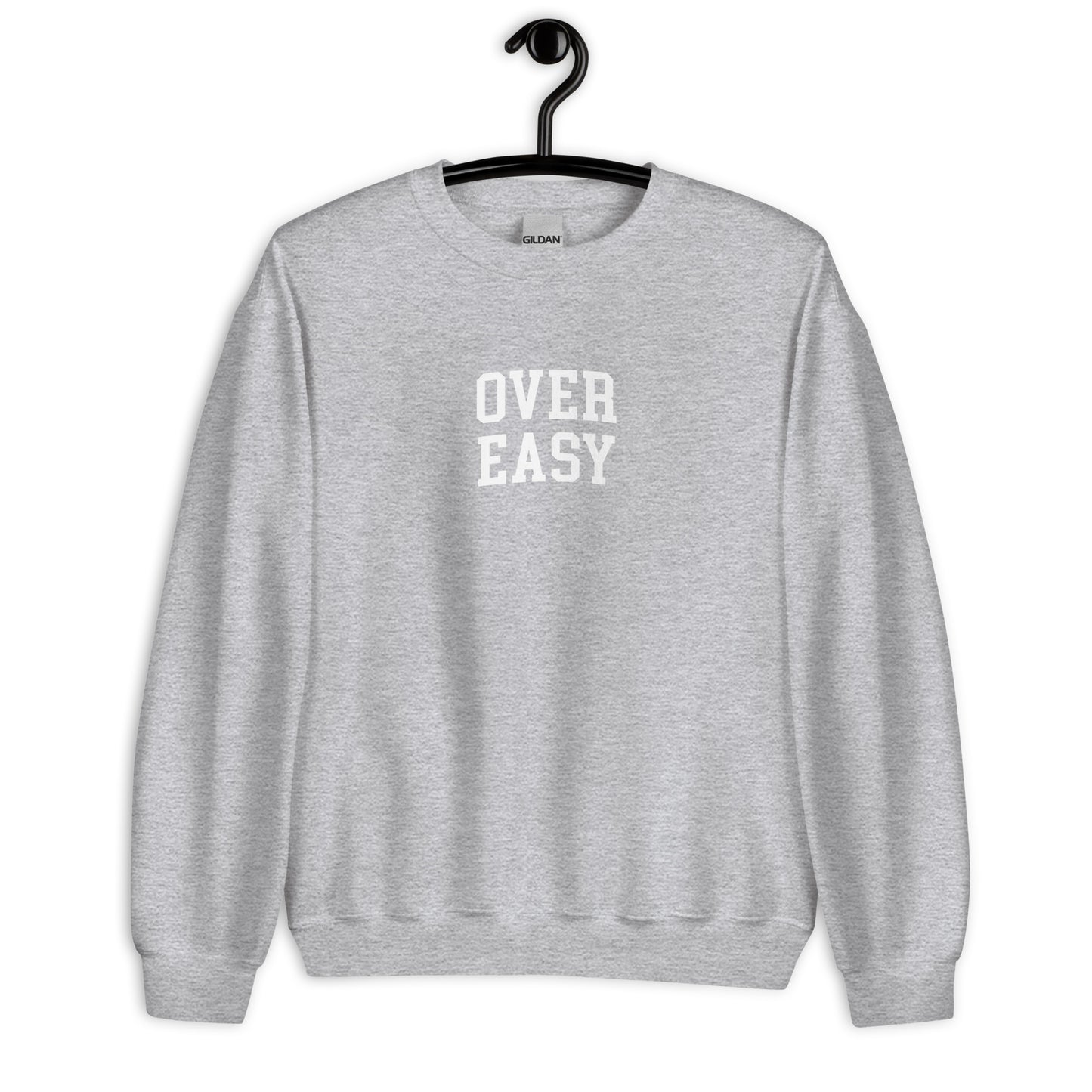 Over Easy Sweatshirt - Arched Font