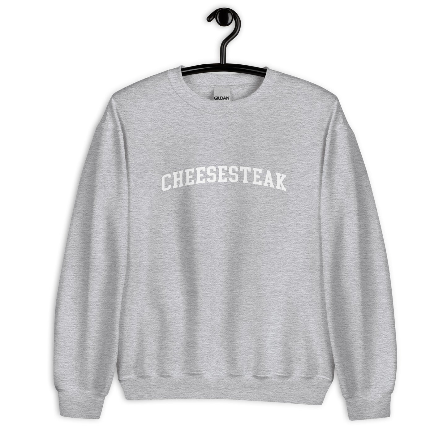 Cheesesteak Sweatshirt - Arched Font